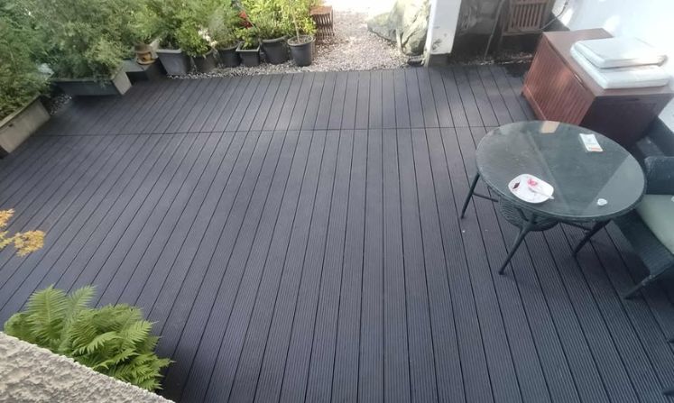 WPC Terrassendielen mit Stelzlager